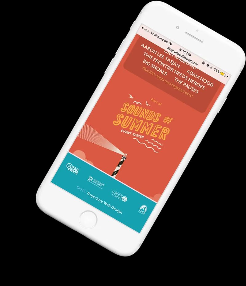 Mobile phone web design