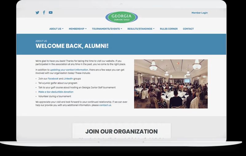 Fast loading website