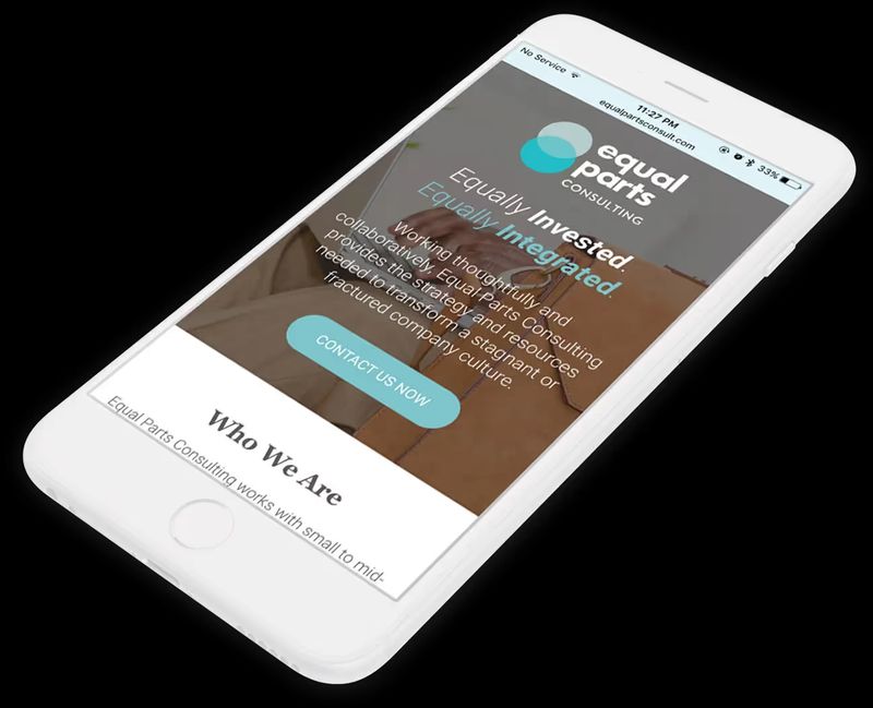 Equal Parts mobile site