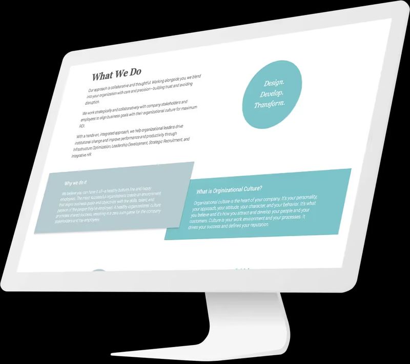 We created a website that functions across all devices