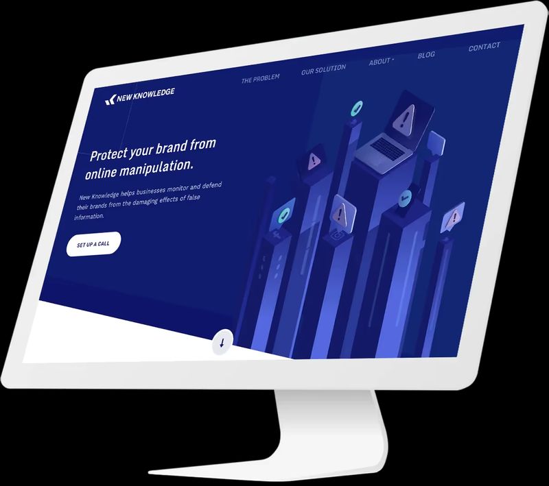 The New Knowledge website is best-in-class