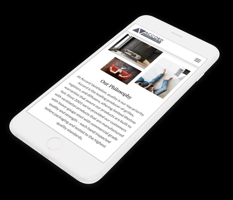 Fast and responsive website on a mobile phone