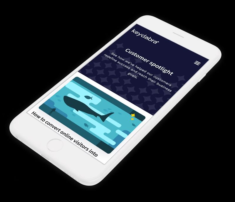Mobile website design