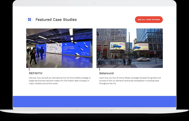Clean, concise website design