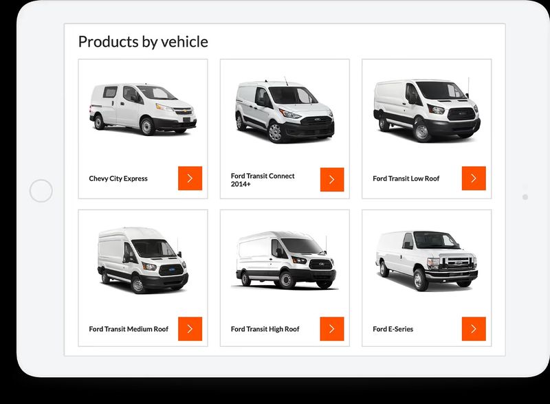 Product website page design