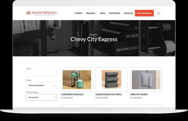 Website design on a Macbook pro