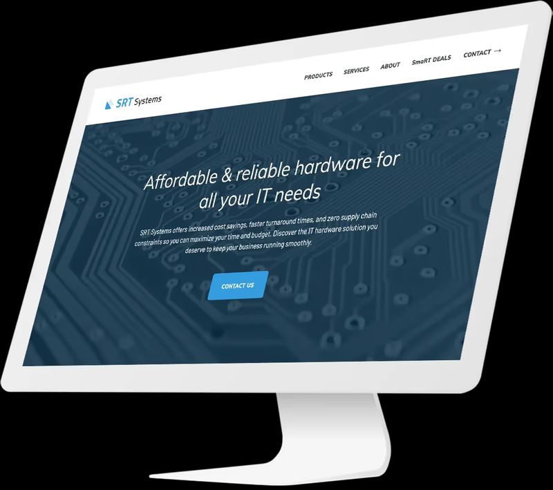 Desktop website design