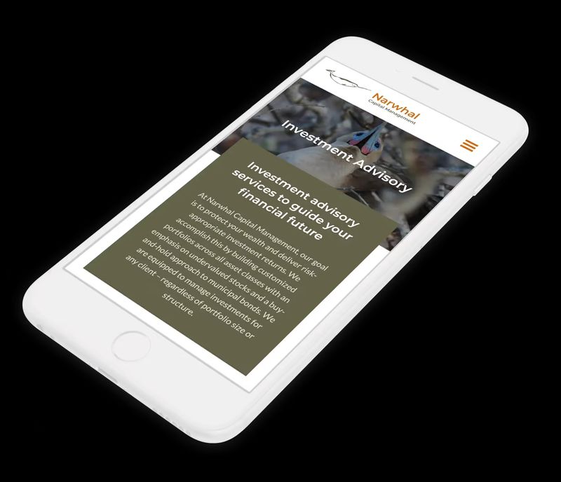 iPhone website design