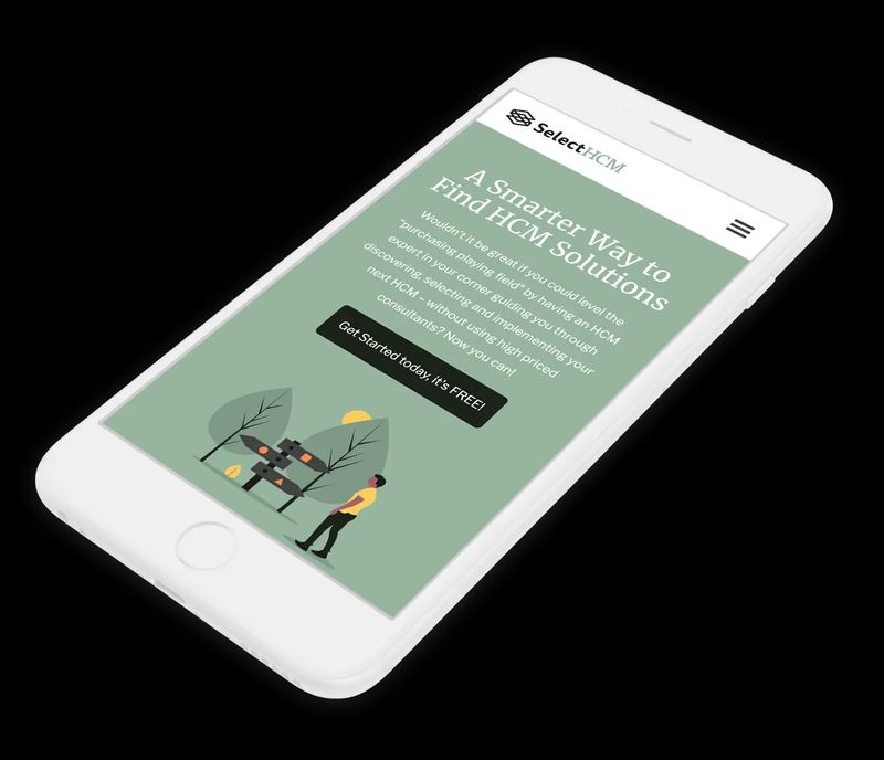 iPhone website design