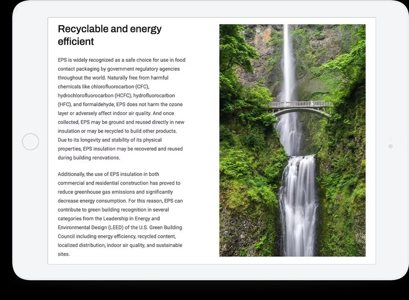 Responsive design on an iPad