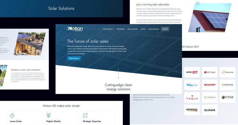 Responsive website layout