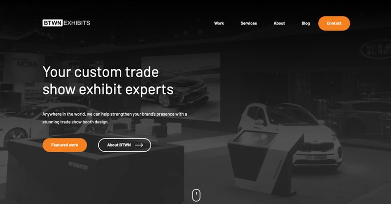 BTWN Exhibits black website