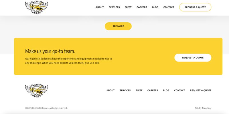 Website call to action design