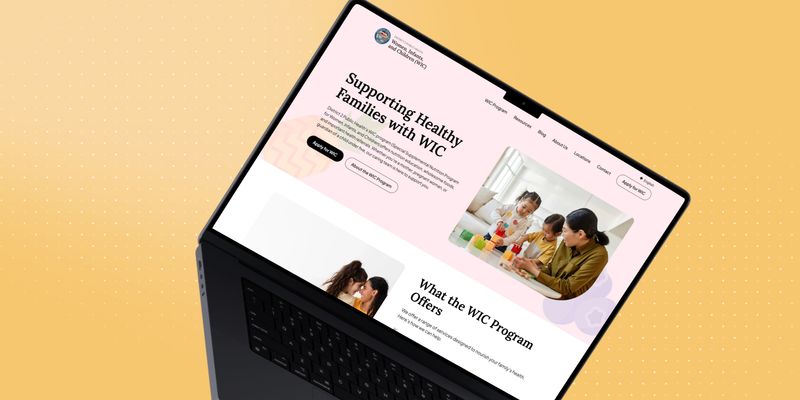 District 2 Public Health Website Design